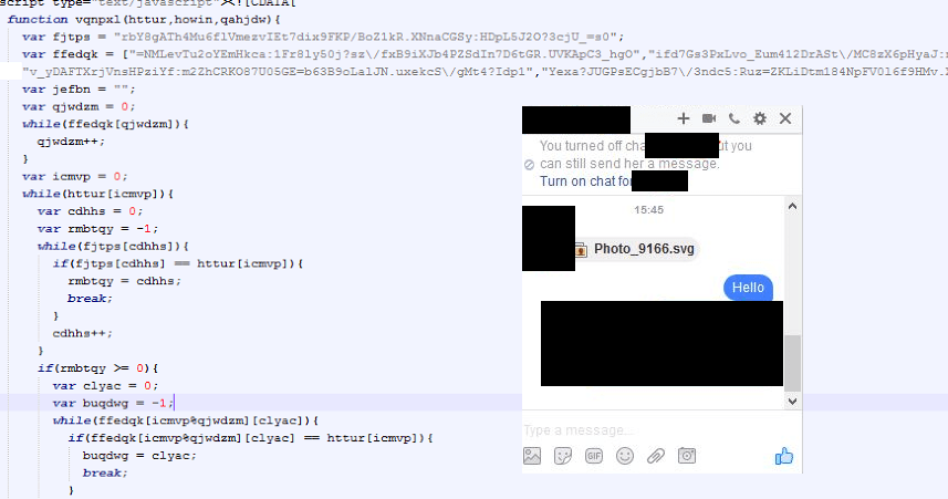 Facebook SVG Locky ransomware analysis